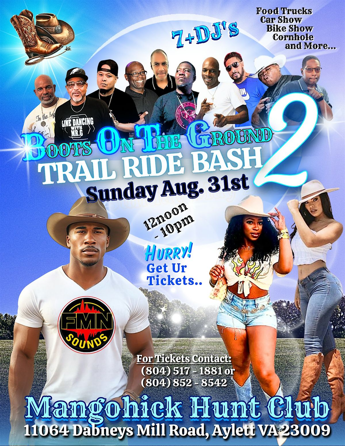 BOOTS ON THE GROUND TRAILRIDE BASH 2, 31 August | Event in Aylett | AllEvents