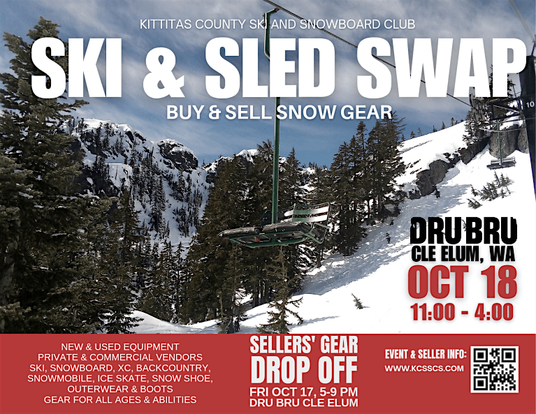3rd Annual Ski and Sled Swap, 18 October | Event in Cle Elum | AllEvents