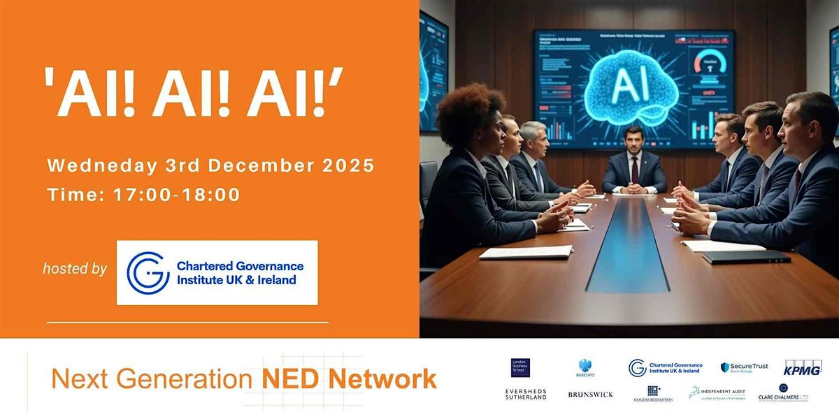 AI! AI! AI!, 3 December | Event in London | AllEvents