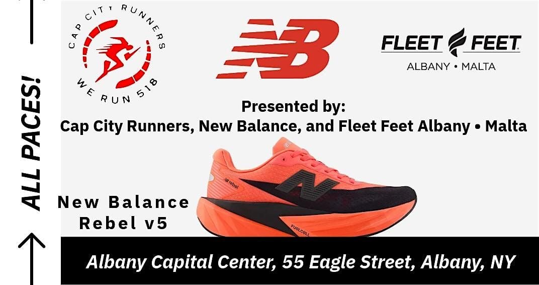 Cap City Runners x New Balance x Fleet Feet V-Fit Pre-Expo Demo Run, 13 September | Event in Albany | AllEvents