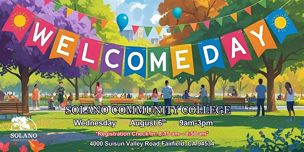 Solano Community College Welcome Day, 6 August | Event in Fairfield | AllEvents
