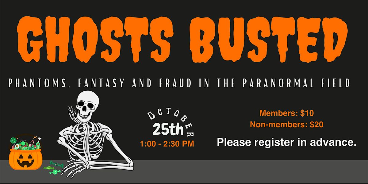 Ghosts Busted, 25 October | Event in Oyster Bay | AllEvents