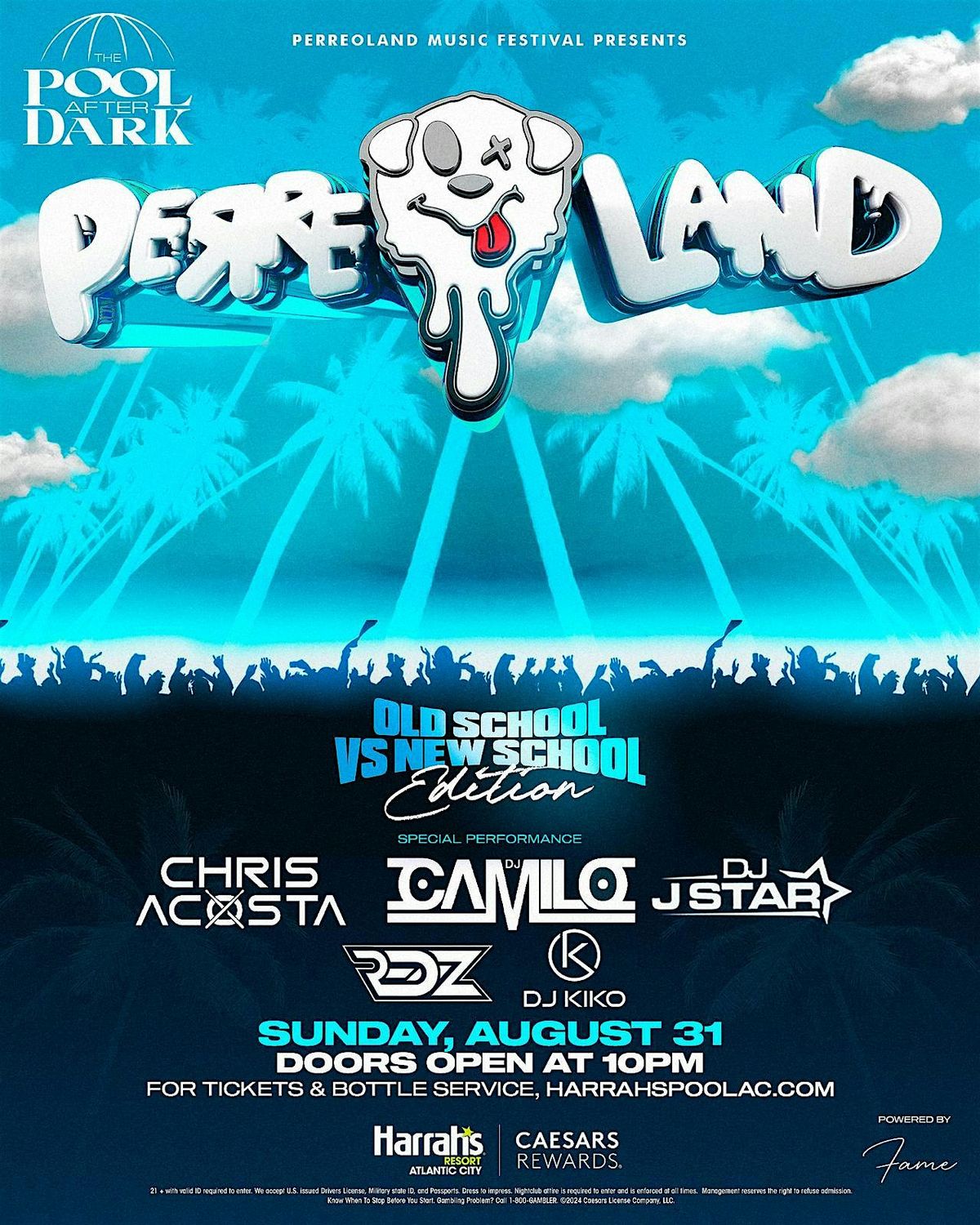 PERREOLAND LABOR DAY SUNDAY AT THE POOL AFTER DARK, 31 August | Event in Atlantic City | AllEvents