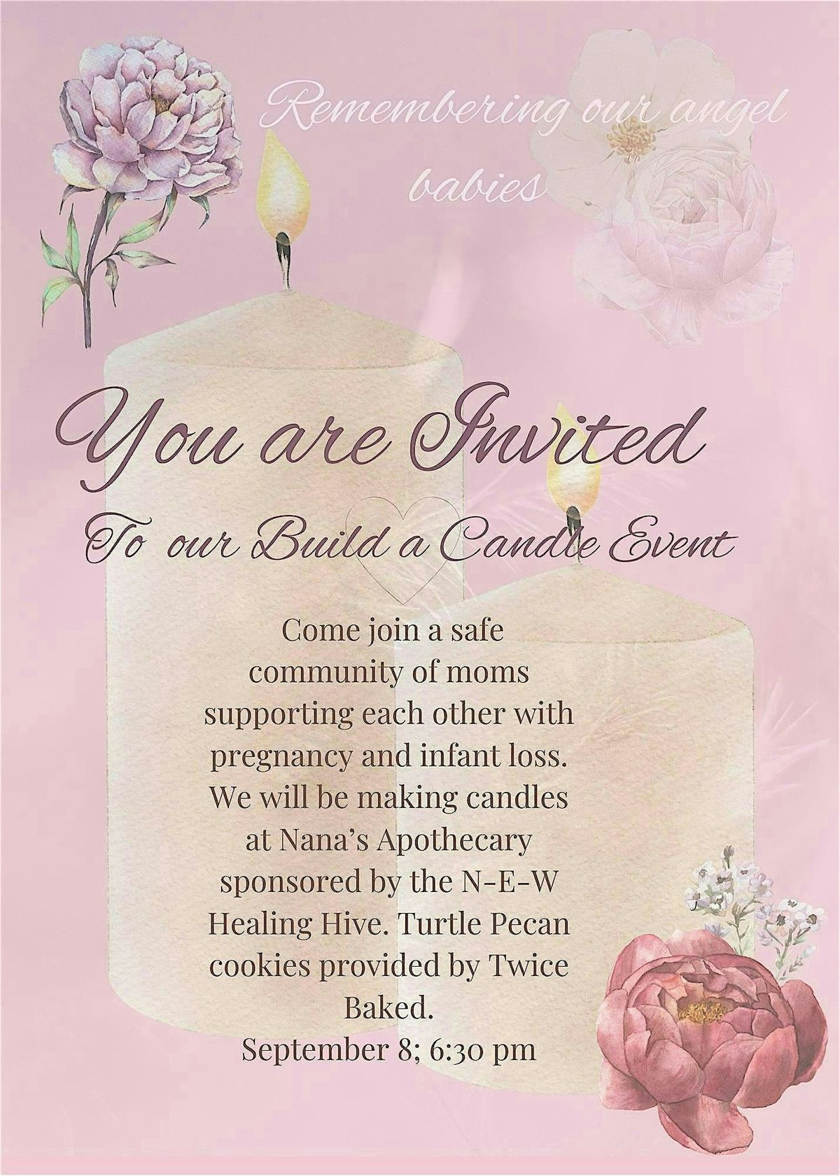 Mom’s of Angel Babies Build a Candle Event, 8 September | Event in Appleton | AllEvents