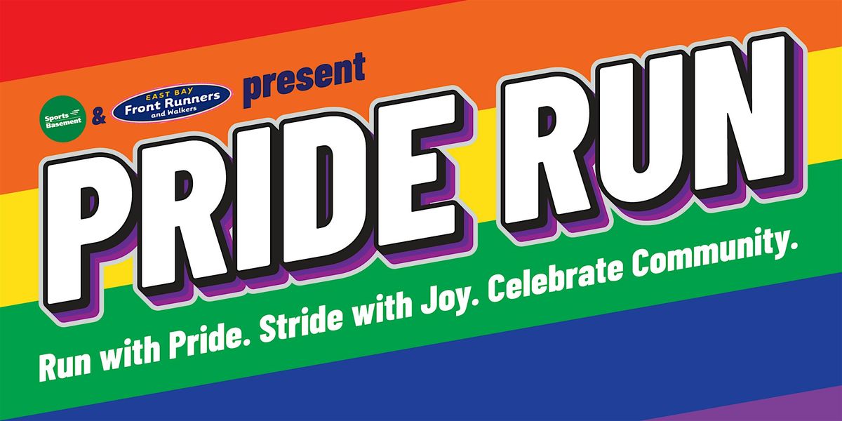️‍ PRIDE RUN – with East Bay Front Runners and Sports Basement, 26 June | Event in Berkeley | AllEvents