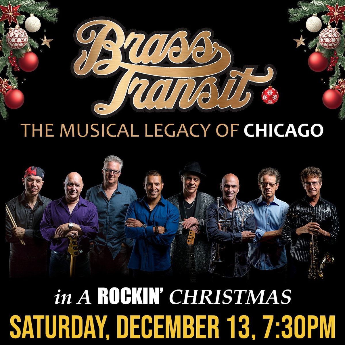 Brass Transit Christmas - The Music Of Chicago at The Showroom at Turning Stone Resort Casino, 20 December