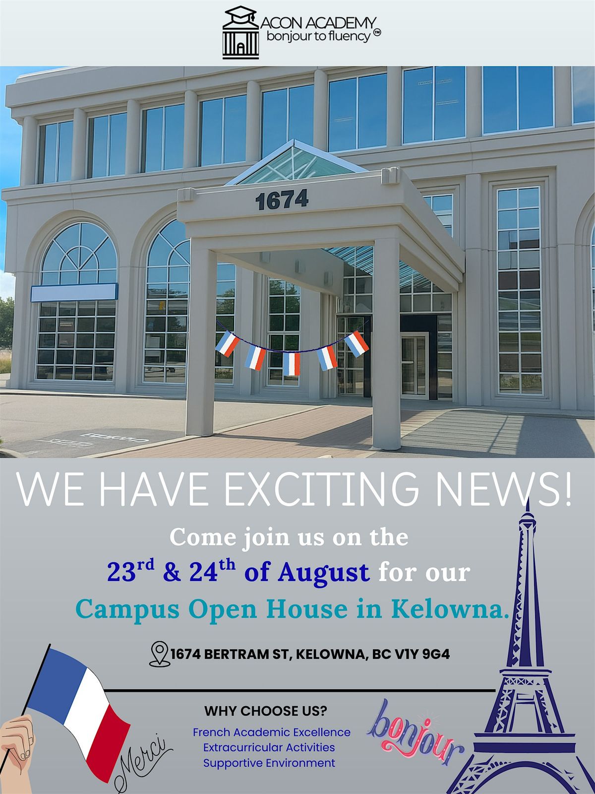 Acon Academy - Kelowna Campus Open House, 23 August | Event in Kelowna | AllEvents