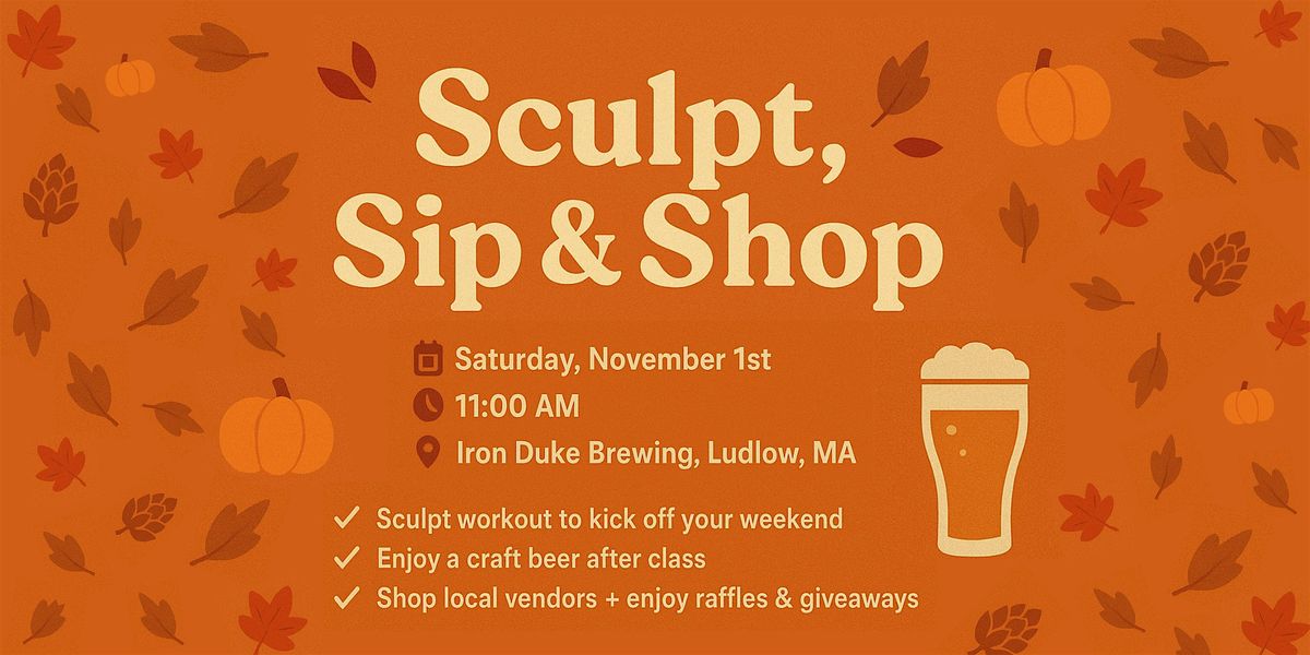 Sculpt, Sip & Shop, 1 November | Event in Ludlow | AllEvents