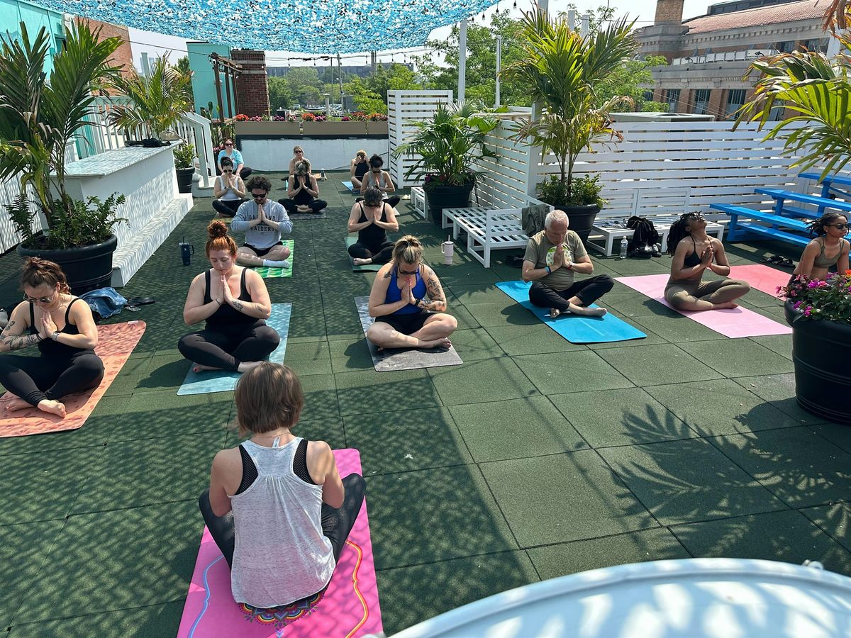 All-Levels Rooftop Yoga at Canopy (Market Garden)-[Bottoms Up! Yoga & Brew] | Event in Cleveland | AllEvents