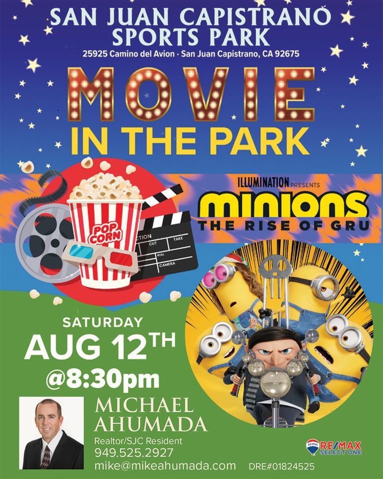 SJC Sports Park Movie Night "Minions Rise of Gru", San Juan