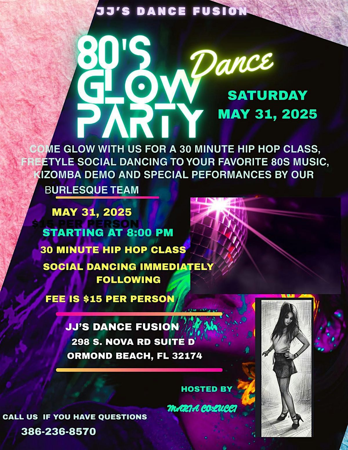 80'S GLOW DANCE PARTY!, 31 May | Event in Ormond Beach | AllEvents