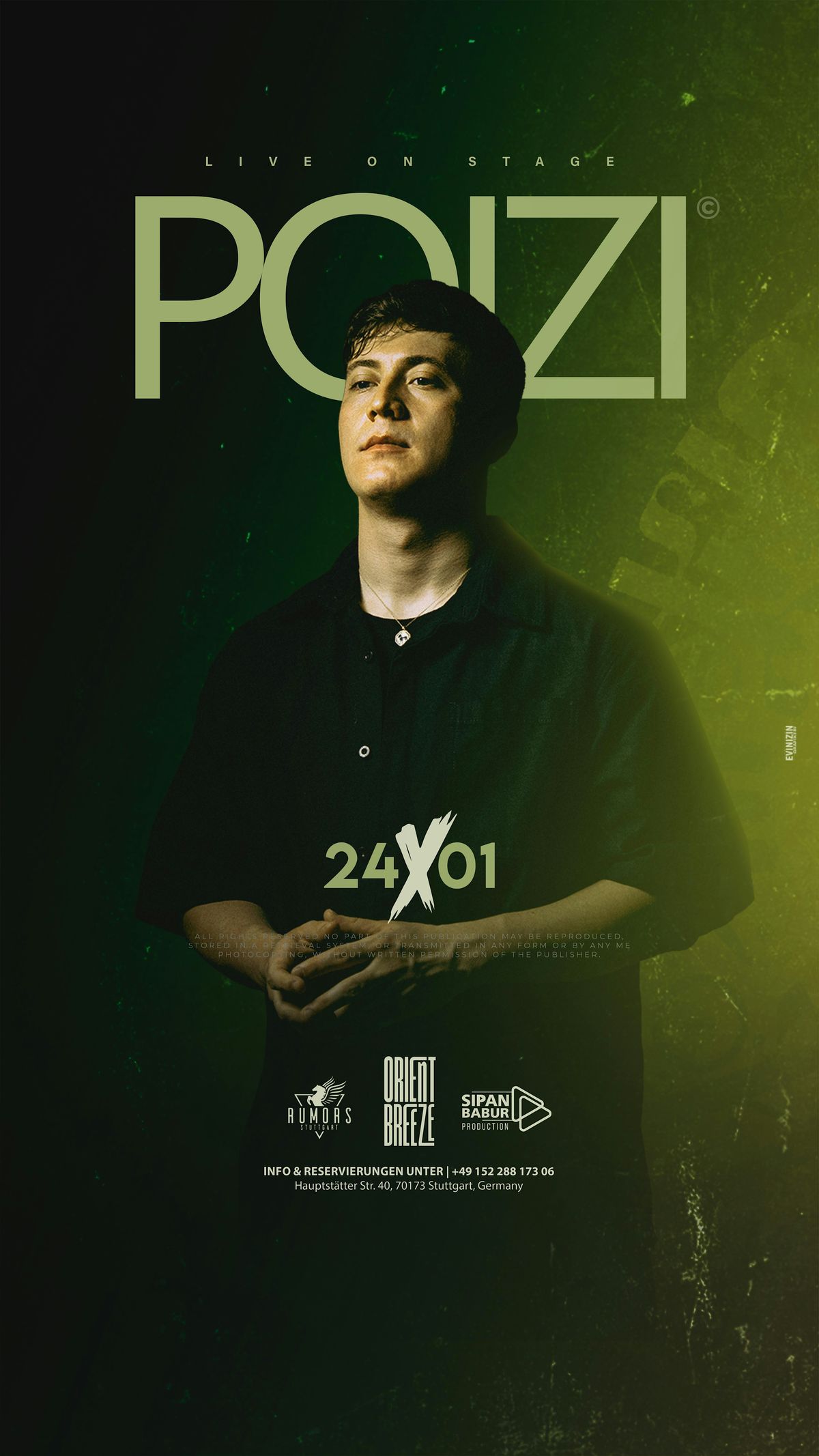 Poizi LIVE - IM RUMORS STUTTGART, 24 January | Event in Stuttgart | AllEvents