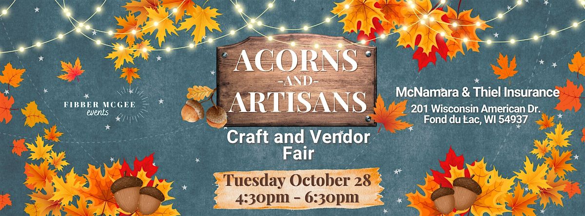 Acorns and Artisans Craft and Vendor Fair, 28 October | Event in Fond du Lac | AllEvents