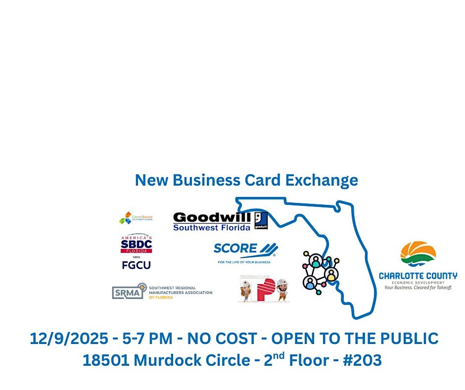 New Business Networking Event, 9 December | Event in Port Charlotte | AllEvents