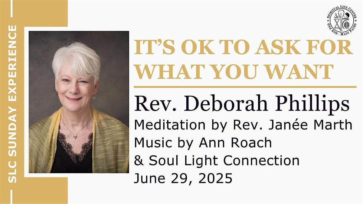 SLC Sunday Experience: It’s OK to Ask for What You Want, 29 June | Event in Sacramento | AllEvents
