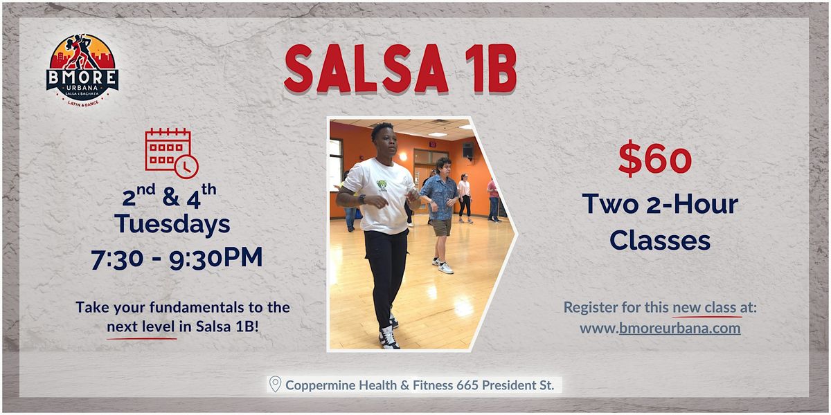 Salsa 1B Series (On1) – Progressive Bridge to Intermediate | Event in Baltimore | AllEvents