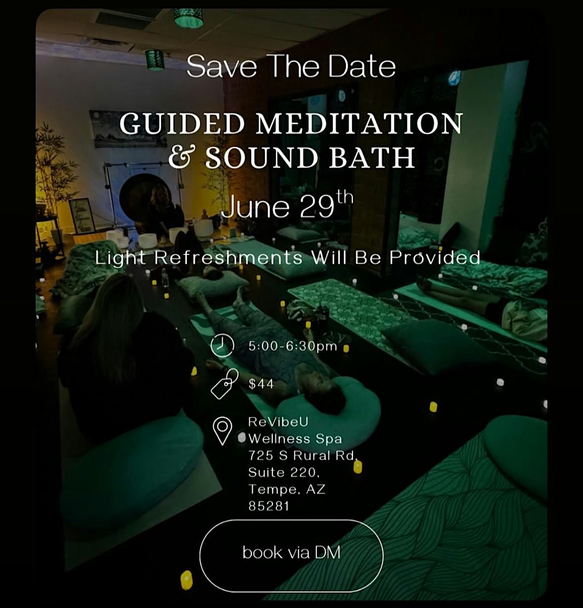 Guided Meditation & Sound Bath, 29 June | Event in Tempe | AllEvents