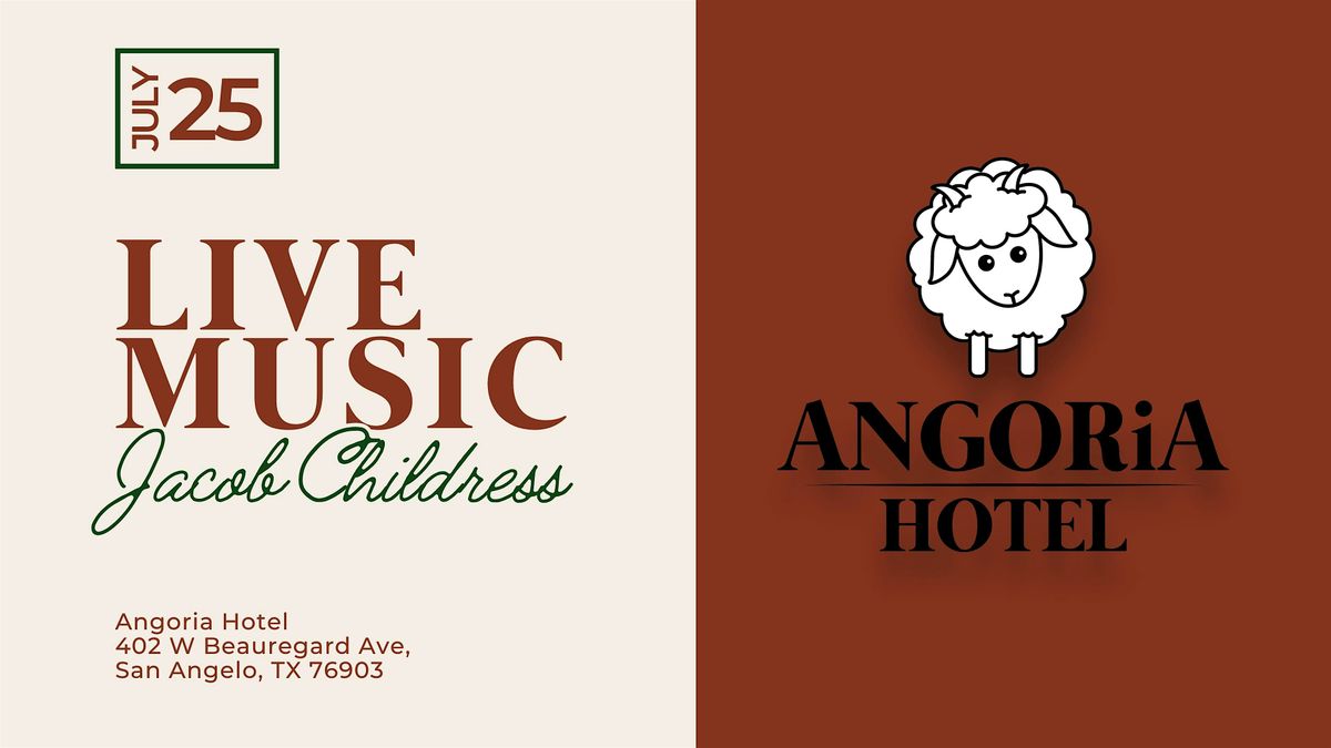 Live Music: Jacob Childress, 25 July | Event in San Angelo | AllEvents