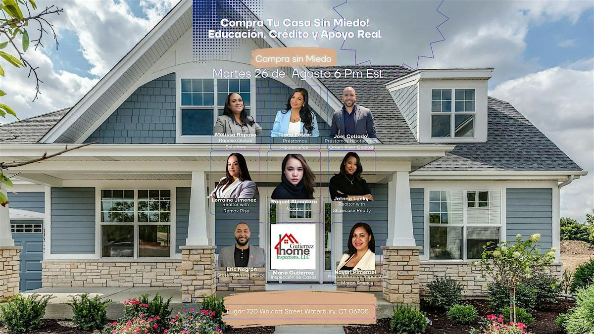 Compra Tu Casa Sin Miedo, 26 August | Event in Waterbury | AllEvents