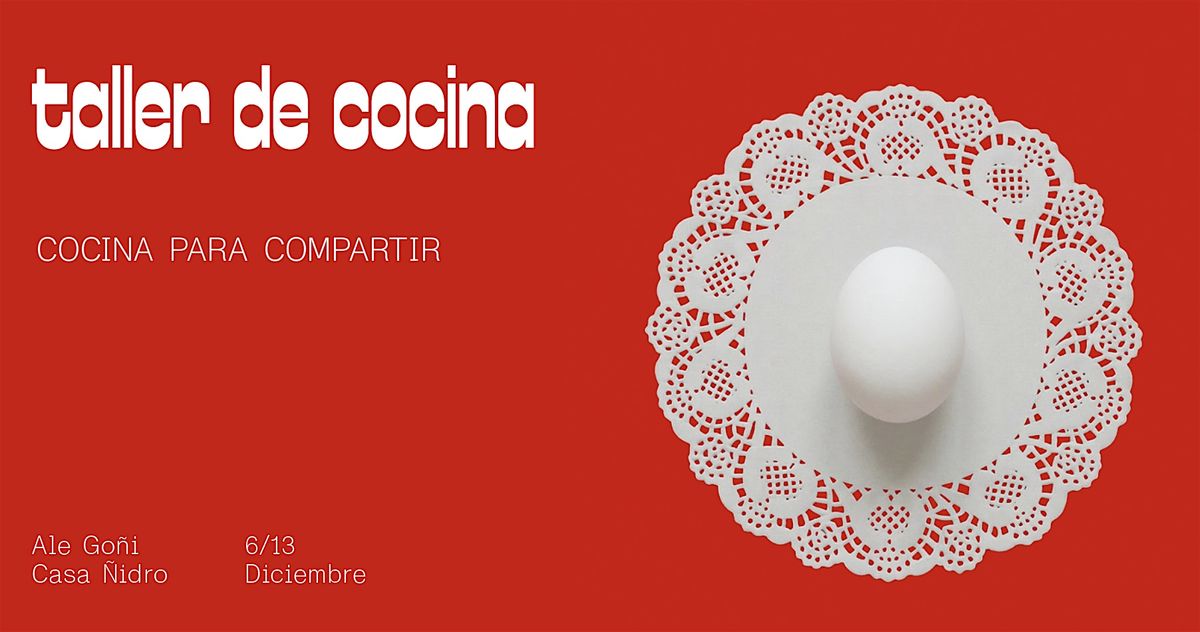 Taller de Cocina para Compartir, 6 December | Event in Sant Cugat del Vallès | AllEvents