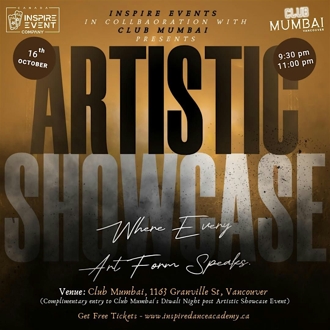 ARTISTIC SHOWCASE, 16 October | Event in Vancouver | AllEvents