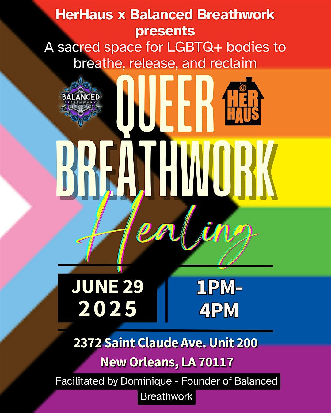 Queer Breathwork, 29 August | Event in New Orleans | AllEvents