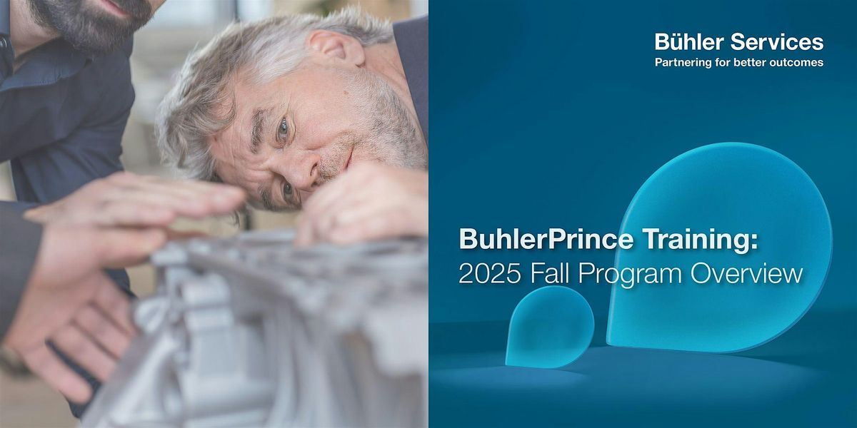 BuhlerPrince Maintenance of Carat Machines with Dataview, 22 September | Event in Holland | AllEvents