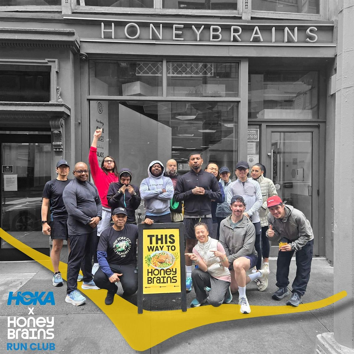 HOKA Run Club: Flatiron with Honeybrains, 5 October | Event in New York | AllEvents