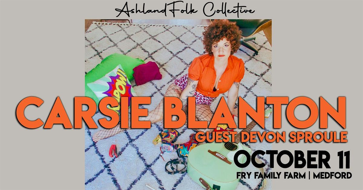 Carsie Blanton presented by the Ashland Folk Collective