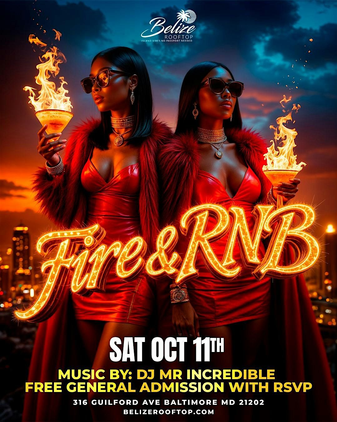 Fire & RNB, 11 October | Event in Baltimore | AllEvents