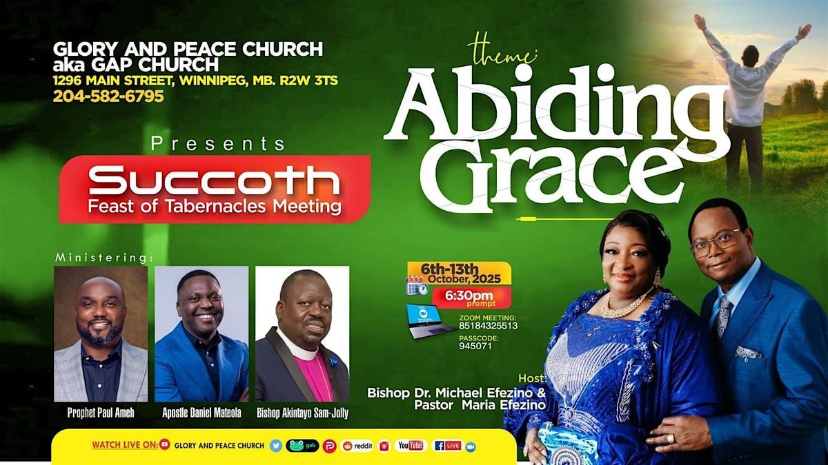 Succoth - Feast of Tabernacles | Event in Winnipeg | AllEvents