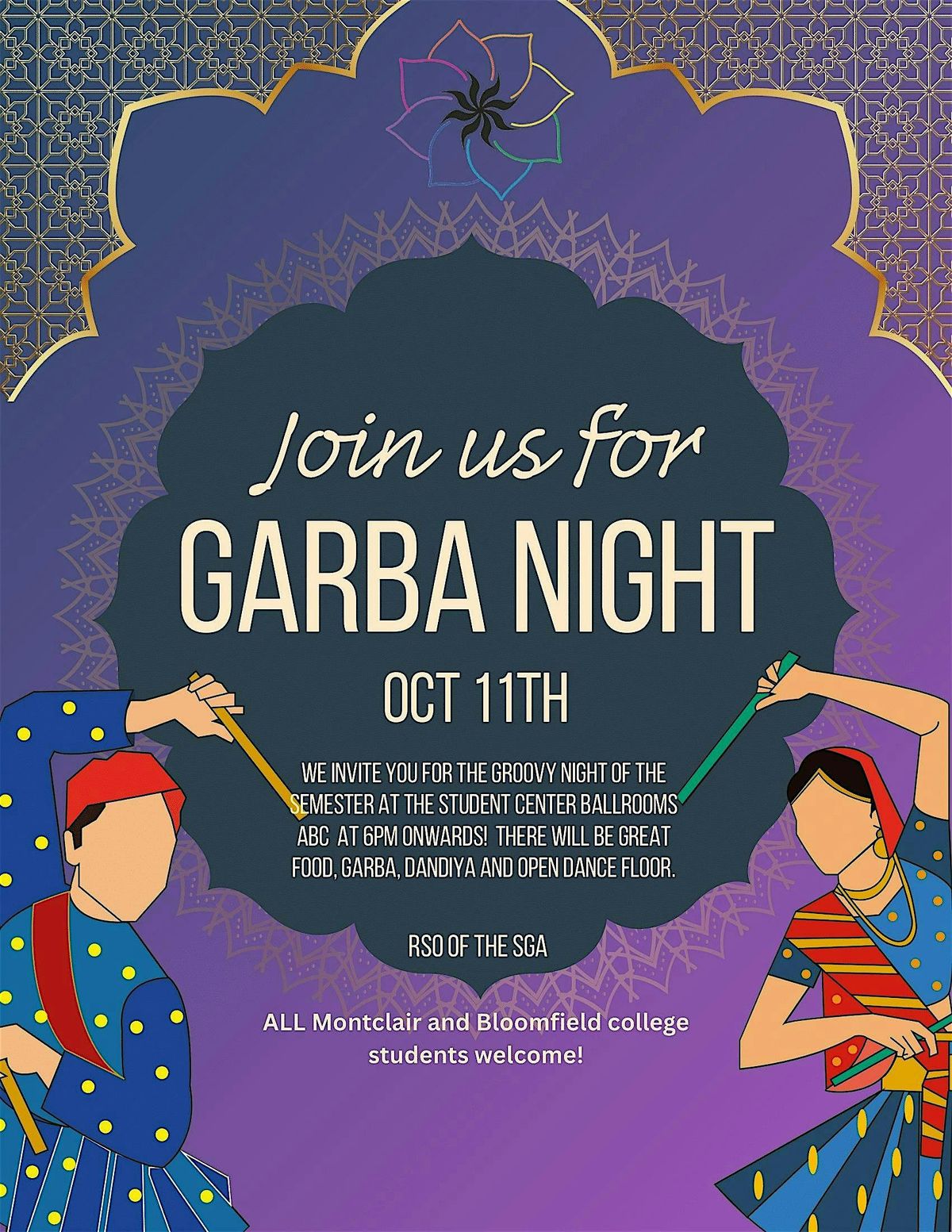 Garba with SASA!, 11 October | Event in Montclair | AllEvents