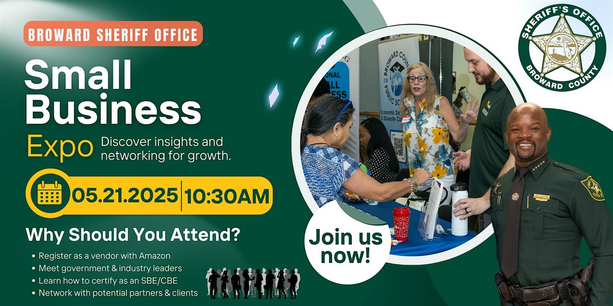 Broward Sheriff's Office Small Business Expo, 21 May | Event in Fort Lauderdale | AllEvents