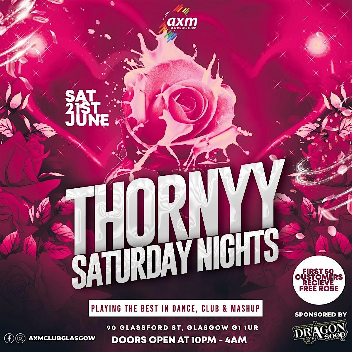 THORNY SATURDAYS @ AXM, 21 June | Event in Glasgow | AllEvents