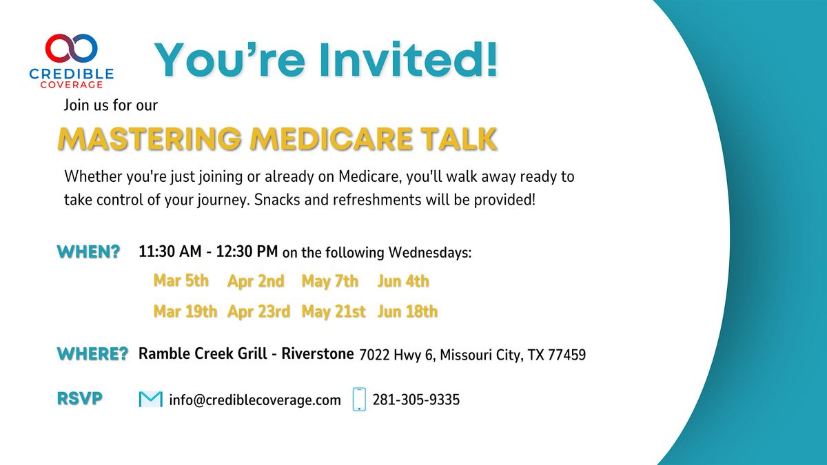 Mastering Medicare with Chris | Event in Missouri City | AllEvents