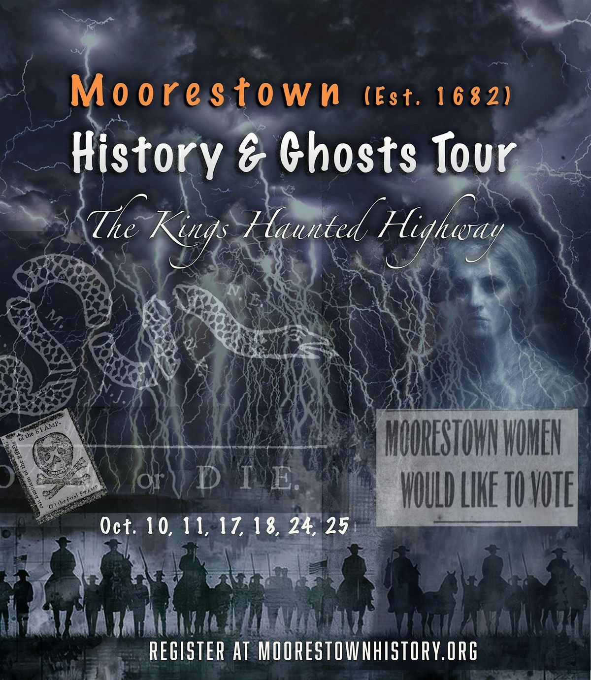 Moorestown Living History & Ghost Walking Tour, 10 October | Event in Moorestown | AllEvents