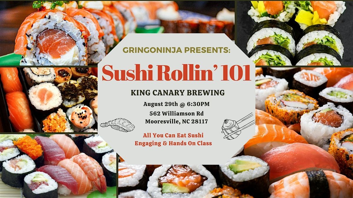 Sushi Rolling Class, 29 August | Event in Mooresville | AllEvents