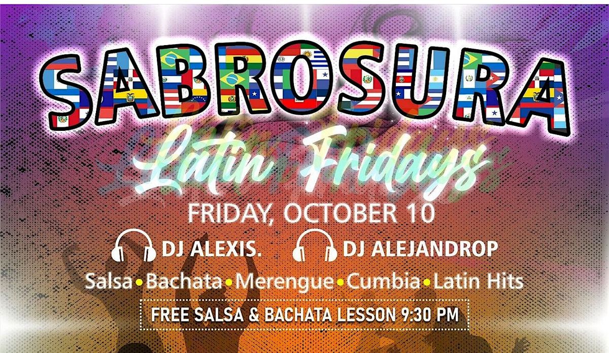 SABROSURA LATIN FRIDAY, 10 October | Event in Calgary | AllEvents