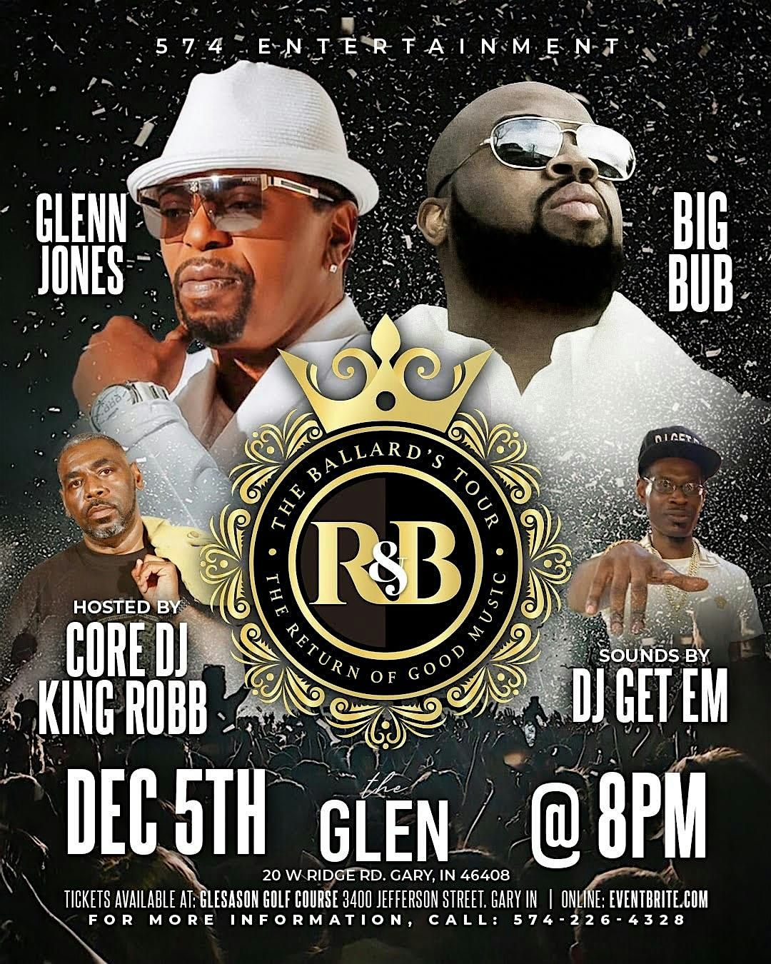 Big Bub & Glenn Jones  live In Concert The Ballard's Tour, 5 December | Event in Gary | AllEvents