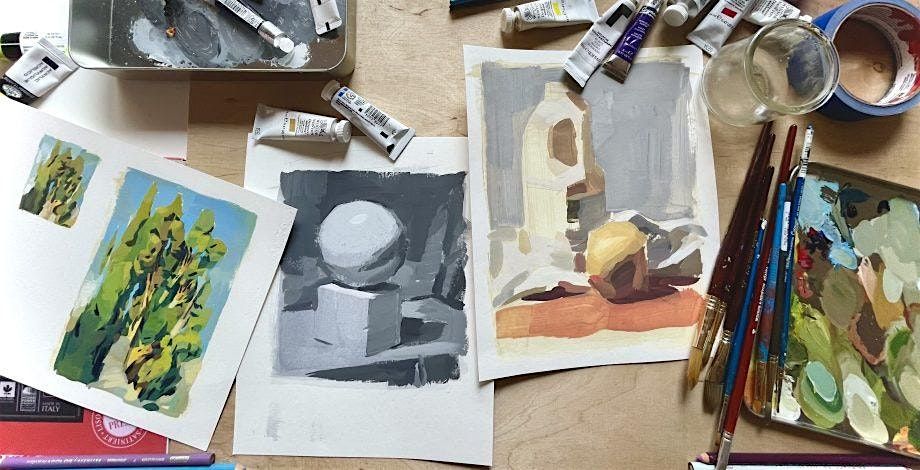 Workshop: Intro to Oils (Ages 18+) - 3 Sessions, 9 August | Event in Arlington | AllEvents
