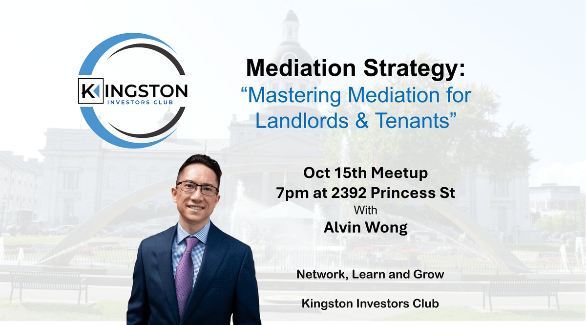 Mediation Strategy: “Mastering Mediation for Landlords & Tenants”, 15 October | Event in Kingston