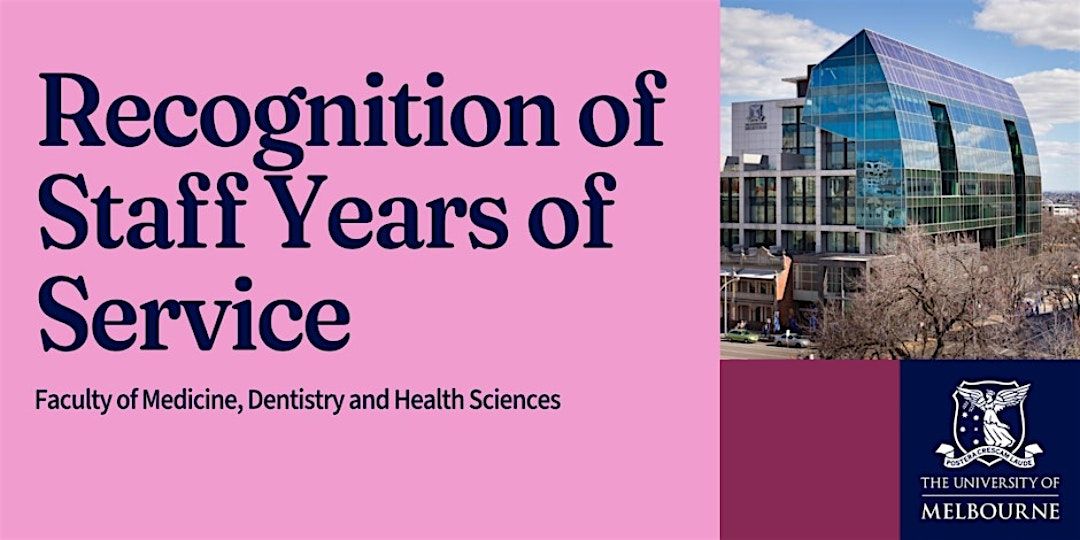 MDHS Recognition of Staff Years of Service, 13 November | Event in Parkville | AllEvents