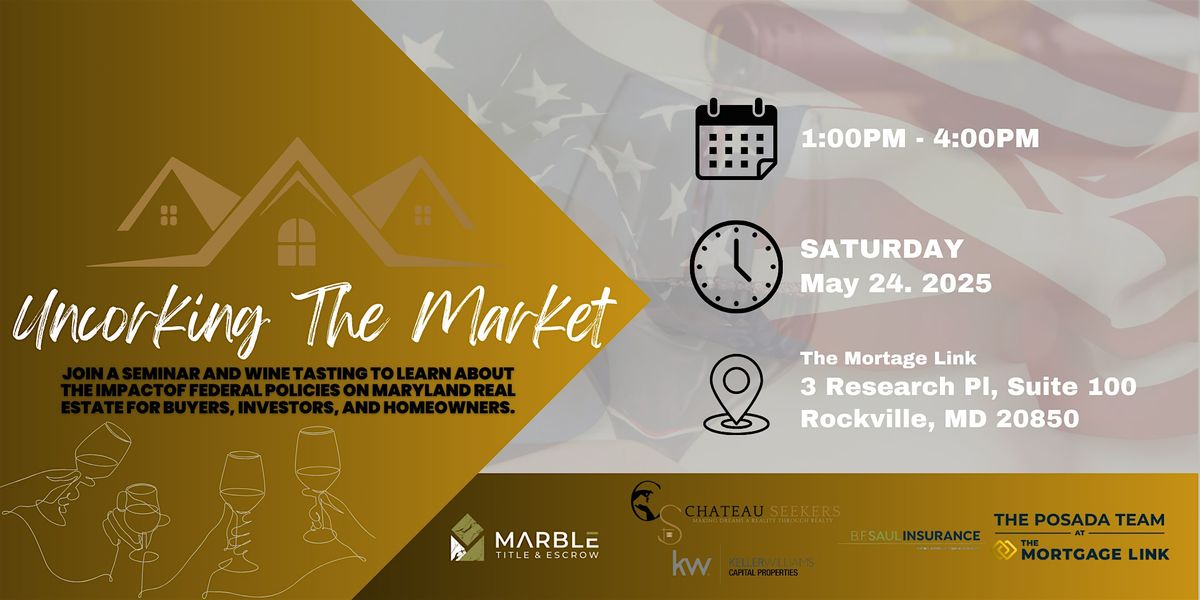 Uncorking The Market, 24 May | Event in Rockville | AllEvents