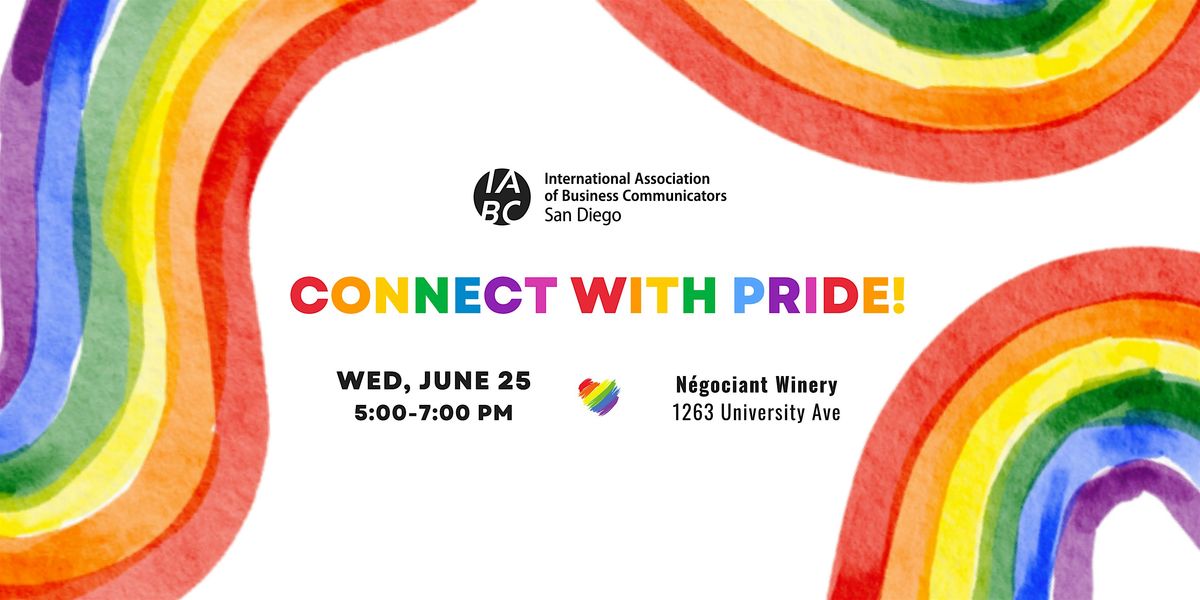 Connect with Pride!, 25 June | Event in San Diego | AllEvents