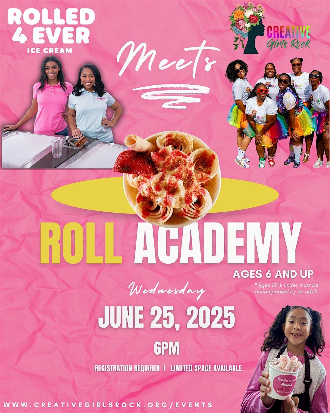 Creative Girls Rock®️ at Roll Academy!, 25 June | Event in Nashville | AllEvents