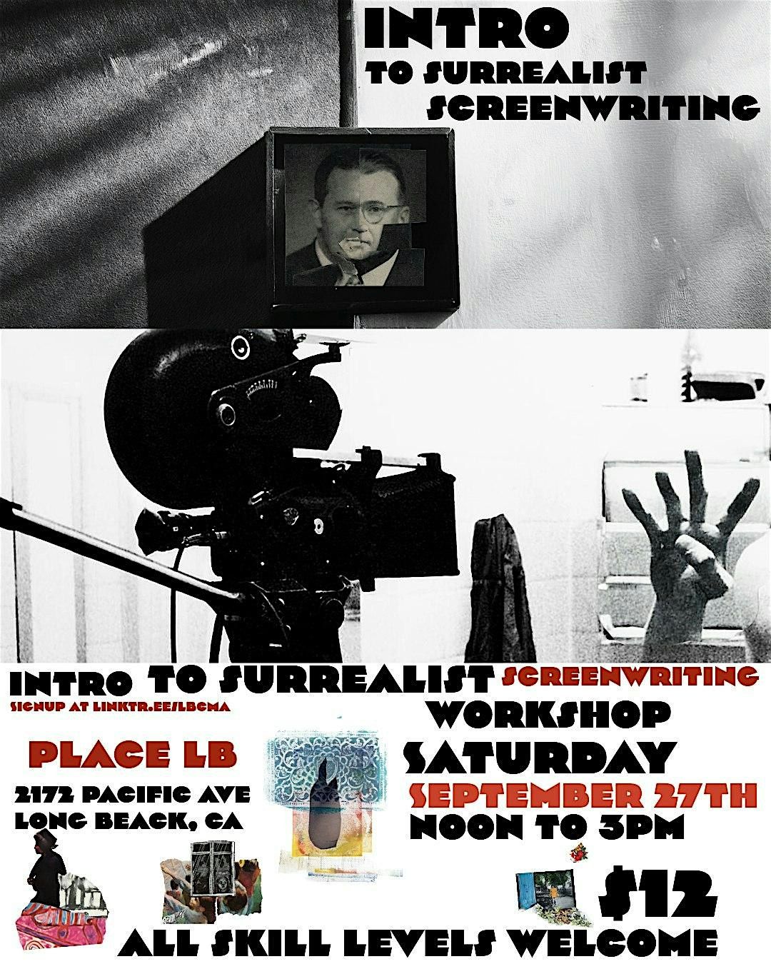 An Introduction to Surrealist Screenwriting, 27 September | Event in Long Beach | AllEvents
