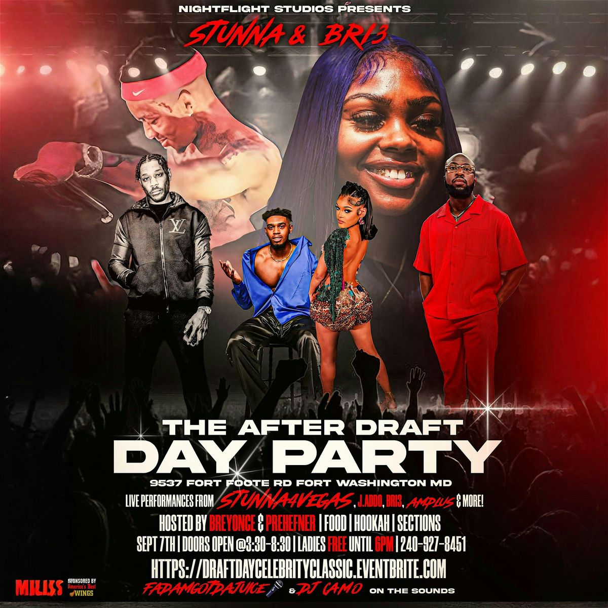 STUNNA 4 VEGAS & BRI3 Day party & Performance, 7 September | Event in Fort Washington | AllEvents