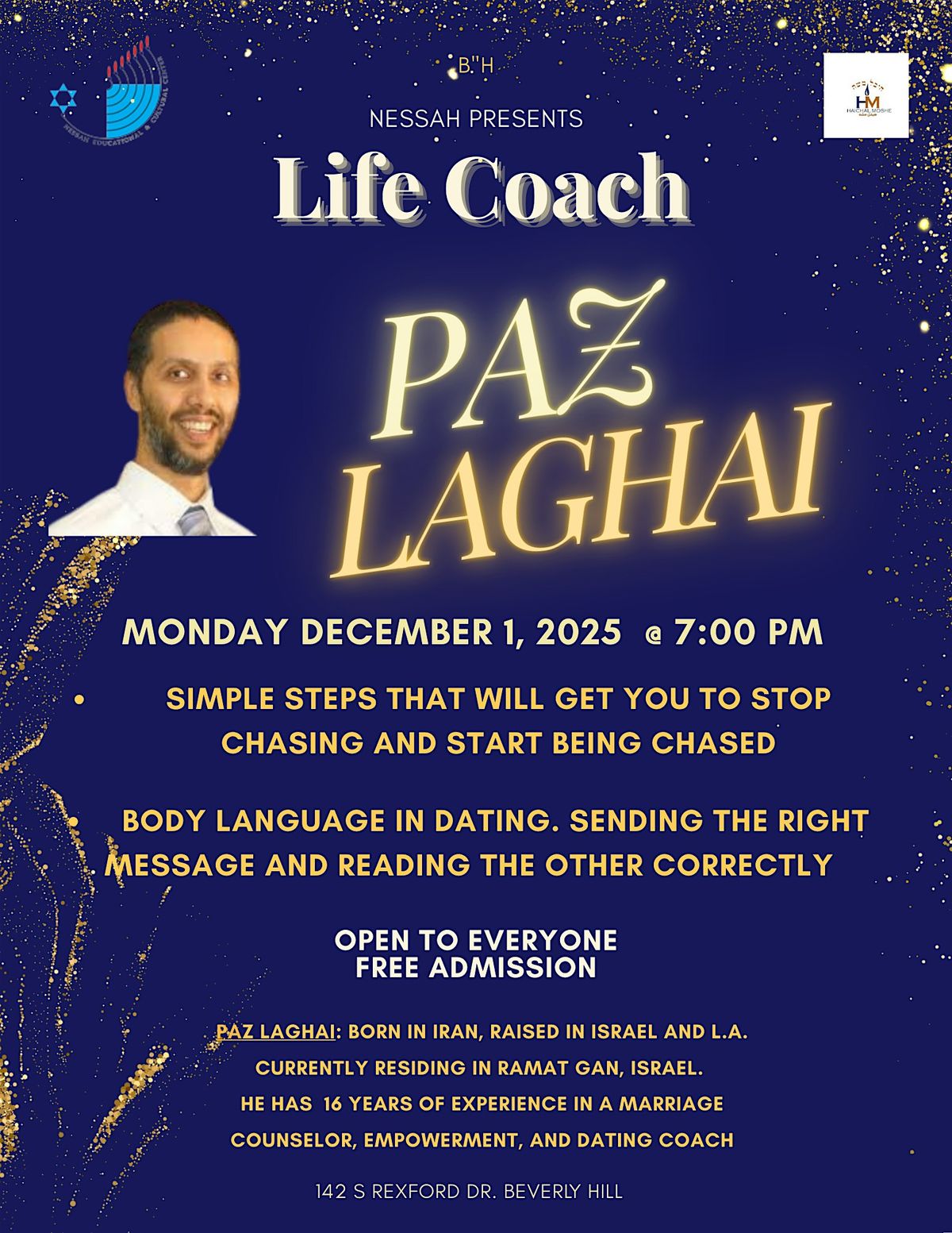 Paz Laghai, 1 December | Event in Beverly Hills | AllEvents