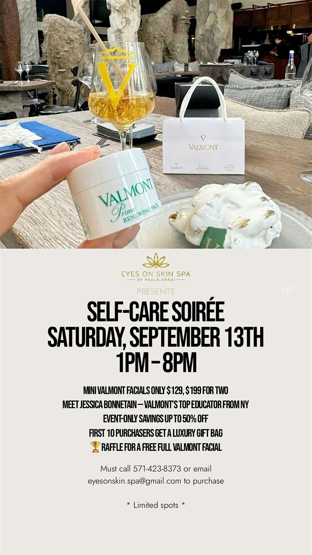 Exclusive Spa Event: Self-Care Soirée at Eyes on Skin Spa *LIMITED SPOTS*, 13 September | Event in Arlington
