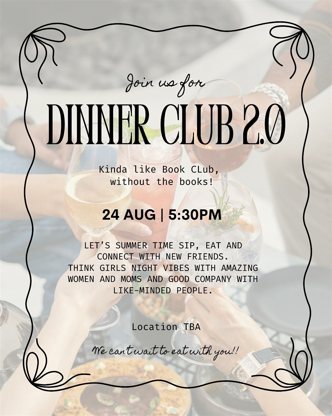 Dinner Club 2.0 Summer Edition, 24 August | Event in Langley | AllEvents